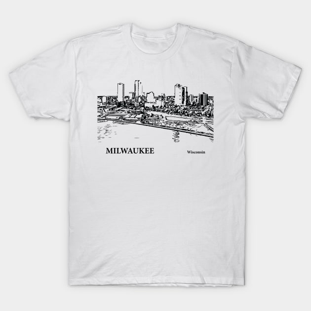 Milwaukee - Wisconsin T-Shirt by Lakeric